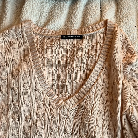 Brandy 🤎 Melville knit sweater - Picture 2 of 4
